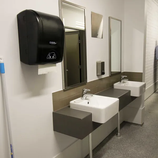 Accessible toilet facilities reflecting compliance with Australian Standard AS1428, ensuring ease of use and safety