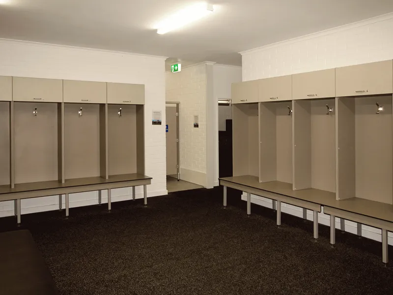 The Burleigh Bears Rugby League Club's change rooms with upgraded facilities to promote inclusivity