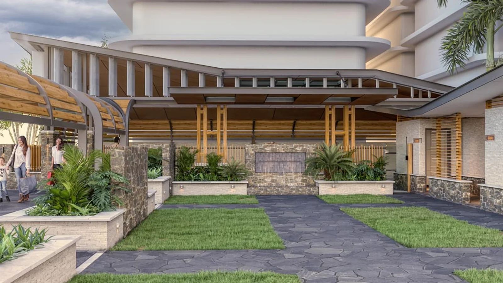 Architectural concept rendering of Burleigh Beach Tower - Amenity Upgrade Concept by Burleigh Beach Designs