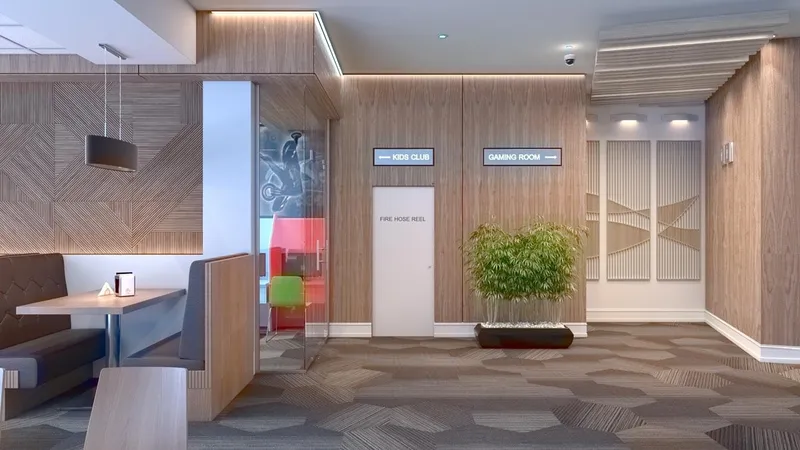 Burleigh Sports Club - Design concept for custom booth seating adjacent to Kids Club