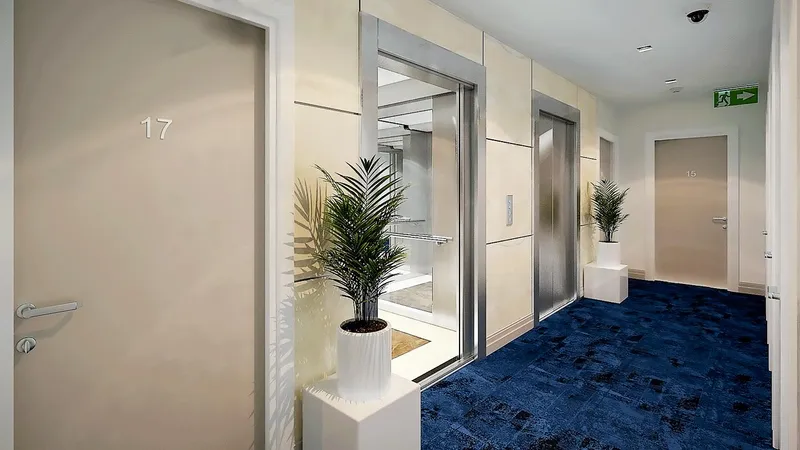 Boulevard Towers - Component of the upgraded fire safety services system