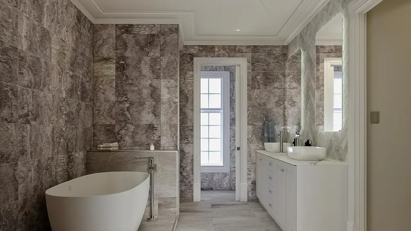 French Provincial Renovation - Waterfront site context showing the Gold Coast canal setting