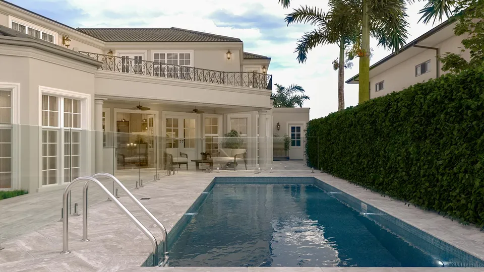 French Provincial Waterfront Transformation on Gold Coast canal property