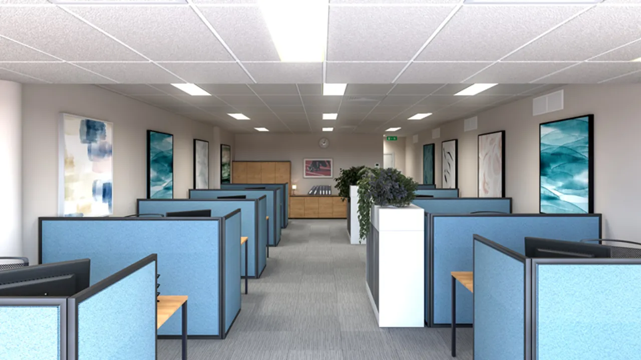 Gold Coast Performance Centre administration office interior with workstations