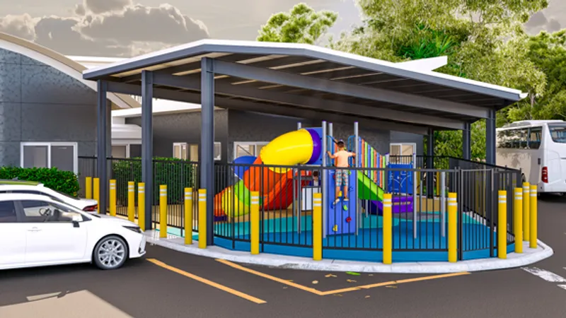 GCPC Childcare - Close-up of acoustic wall treatment panel for noise reduction