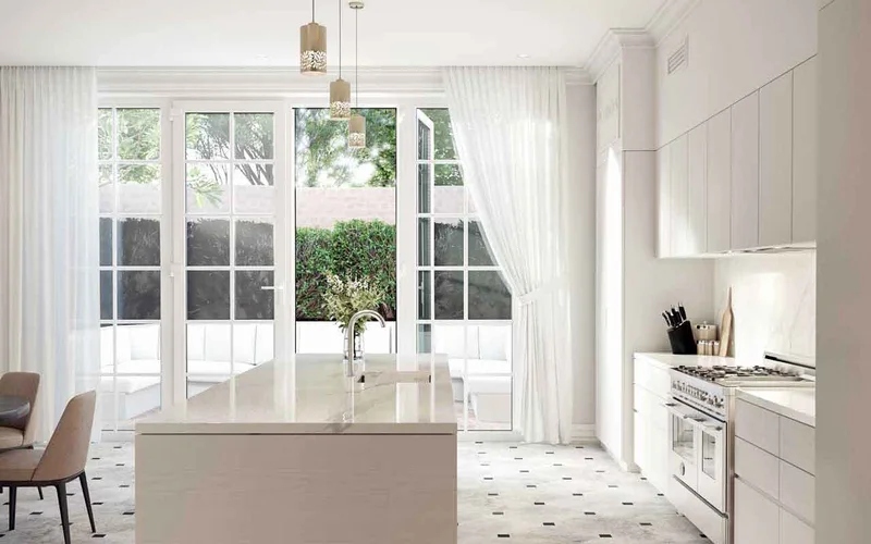 Clean lines and simple forms characterize contemporary Gold Coast Queensland coastal design.