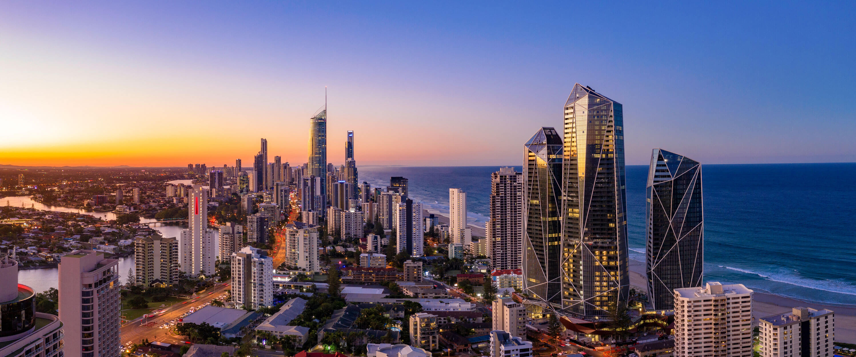 The Gold Coast Skyline Queensland, Australia