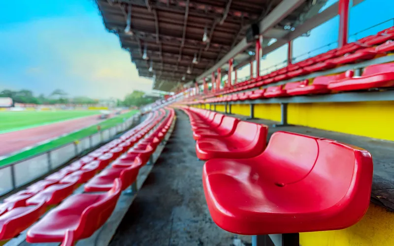 Queensland sporting venue showcasing unique architectural identity and spectator-friendly design.
